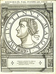 Iustinus, illustratie uit 